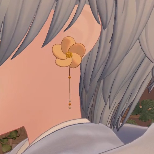 【PB対応】あんずの花ピアス image