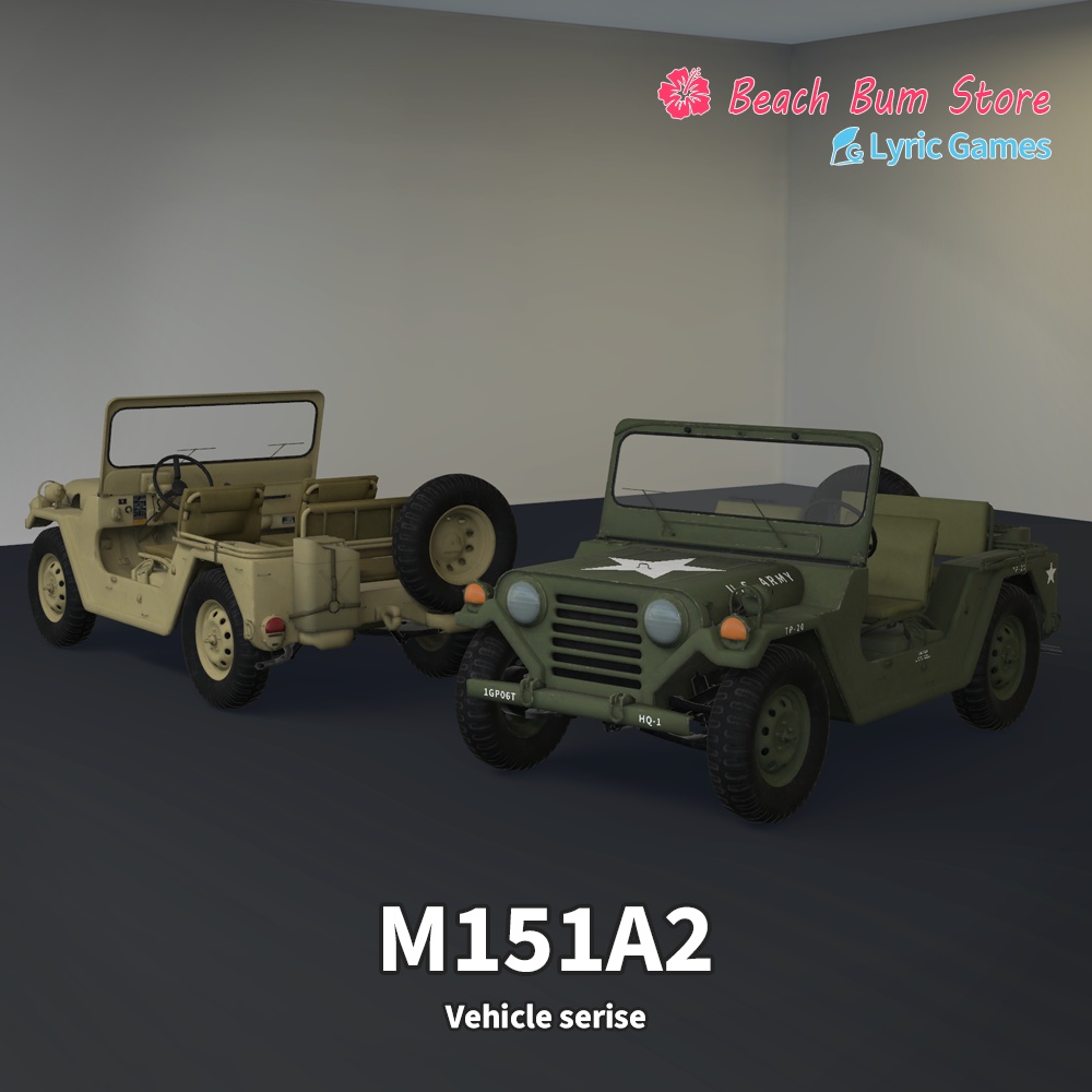 [Vehicle] M151A2: A four-seater vehicle that can be ridden simply by standing on it image