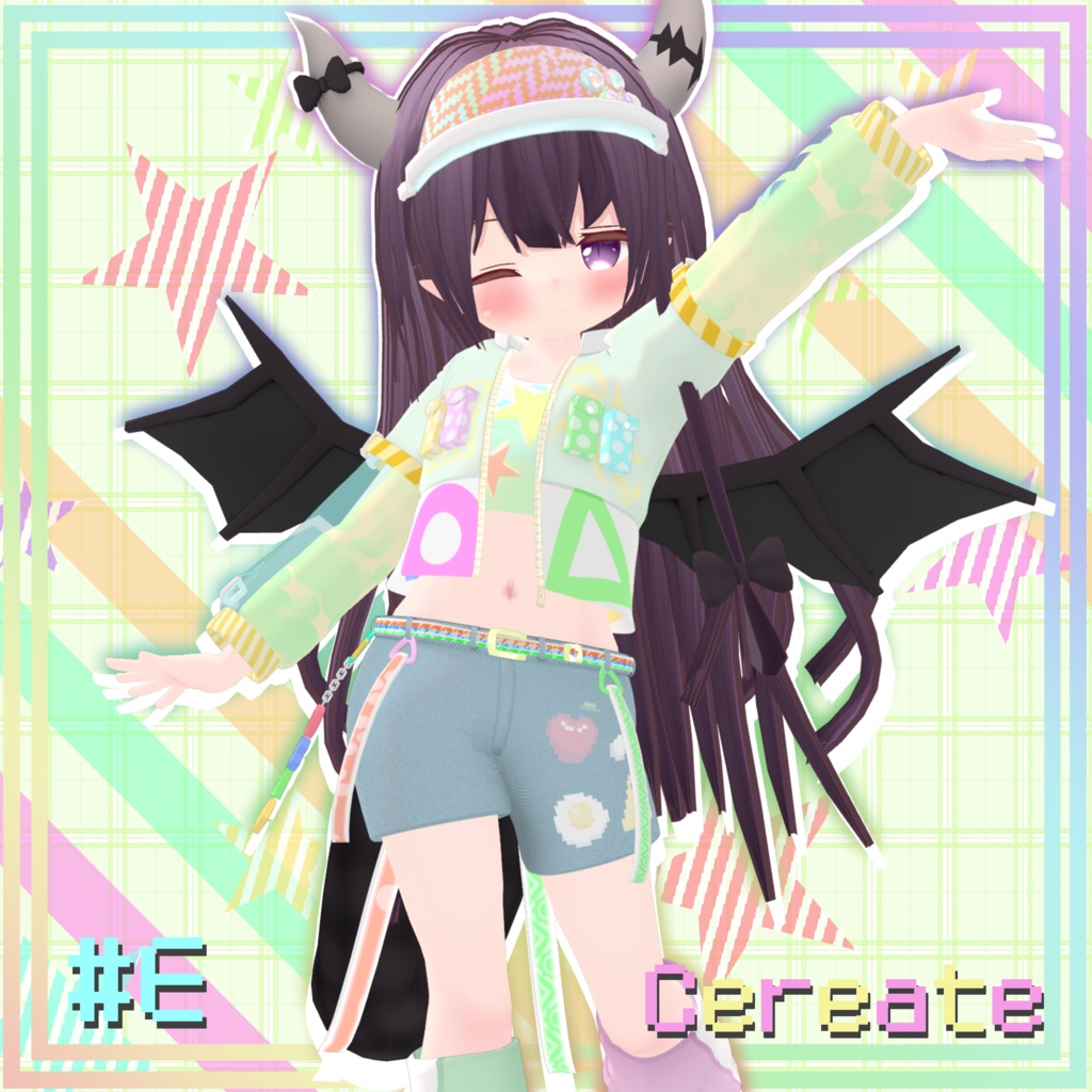 【Free-無料-】衣装#E（セレアーテ、ふうみ、なつひ対応） -Cloth#E (For Cereate,Fumi,Natsuhi)- image