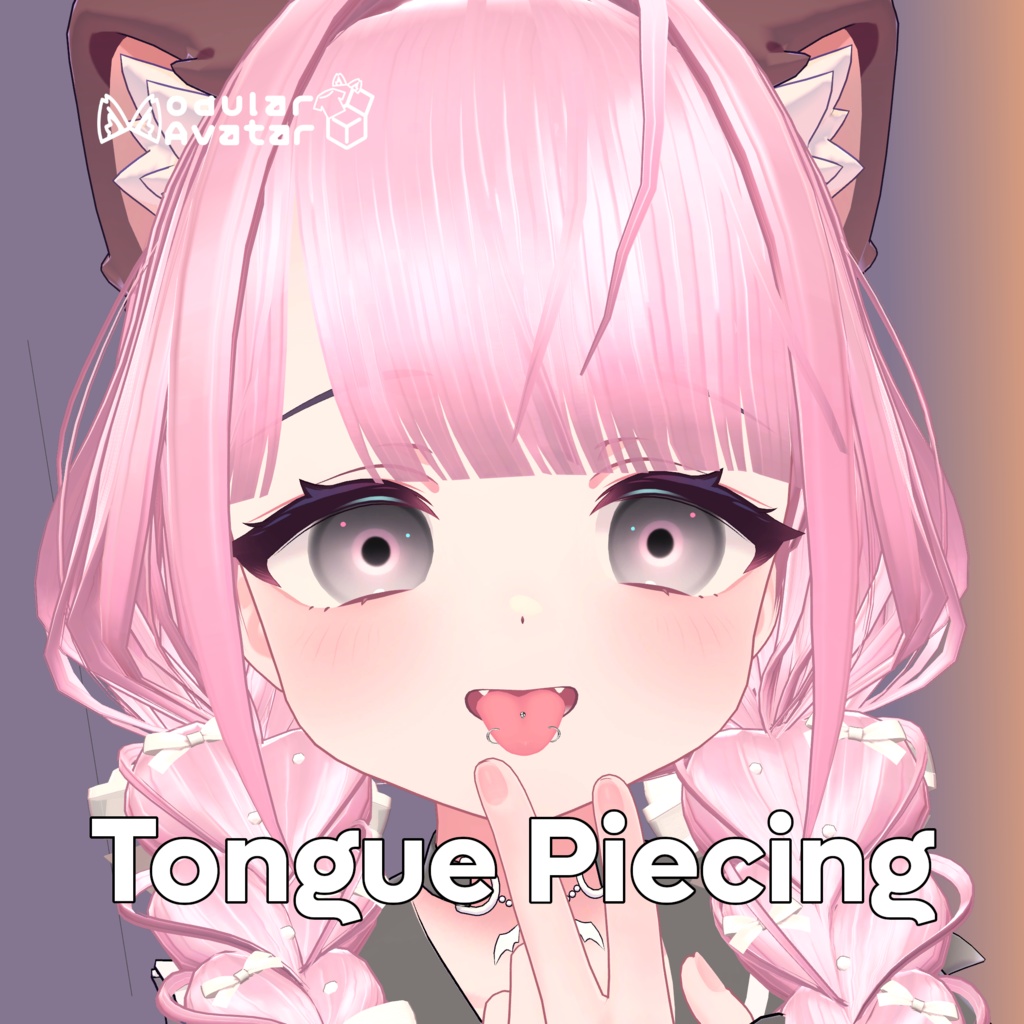【For Chocolat】舌ピアス【MA 対応 / LipSync 同期】 image