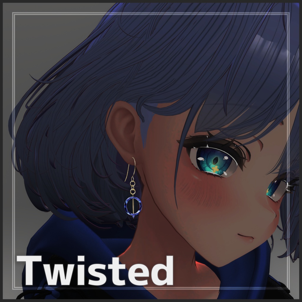 【VRC想定】ピアス "Twisted" image