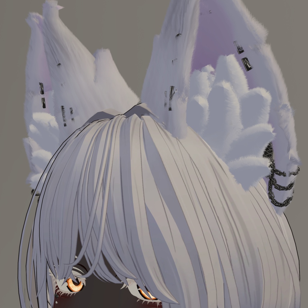 【豺狼対応】もふもふな尻尾と耳！【無料】 image