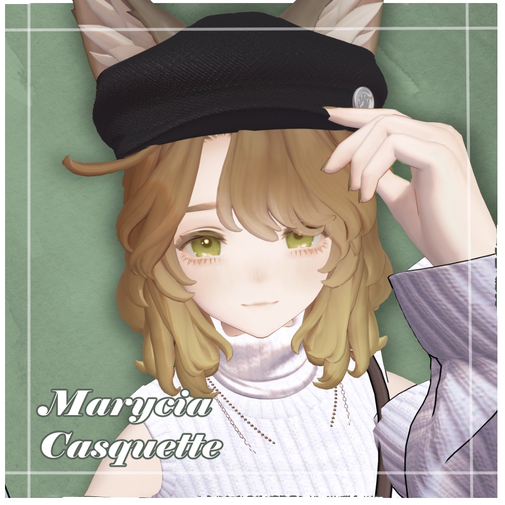 Ear-exposing flat cap image