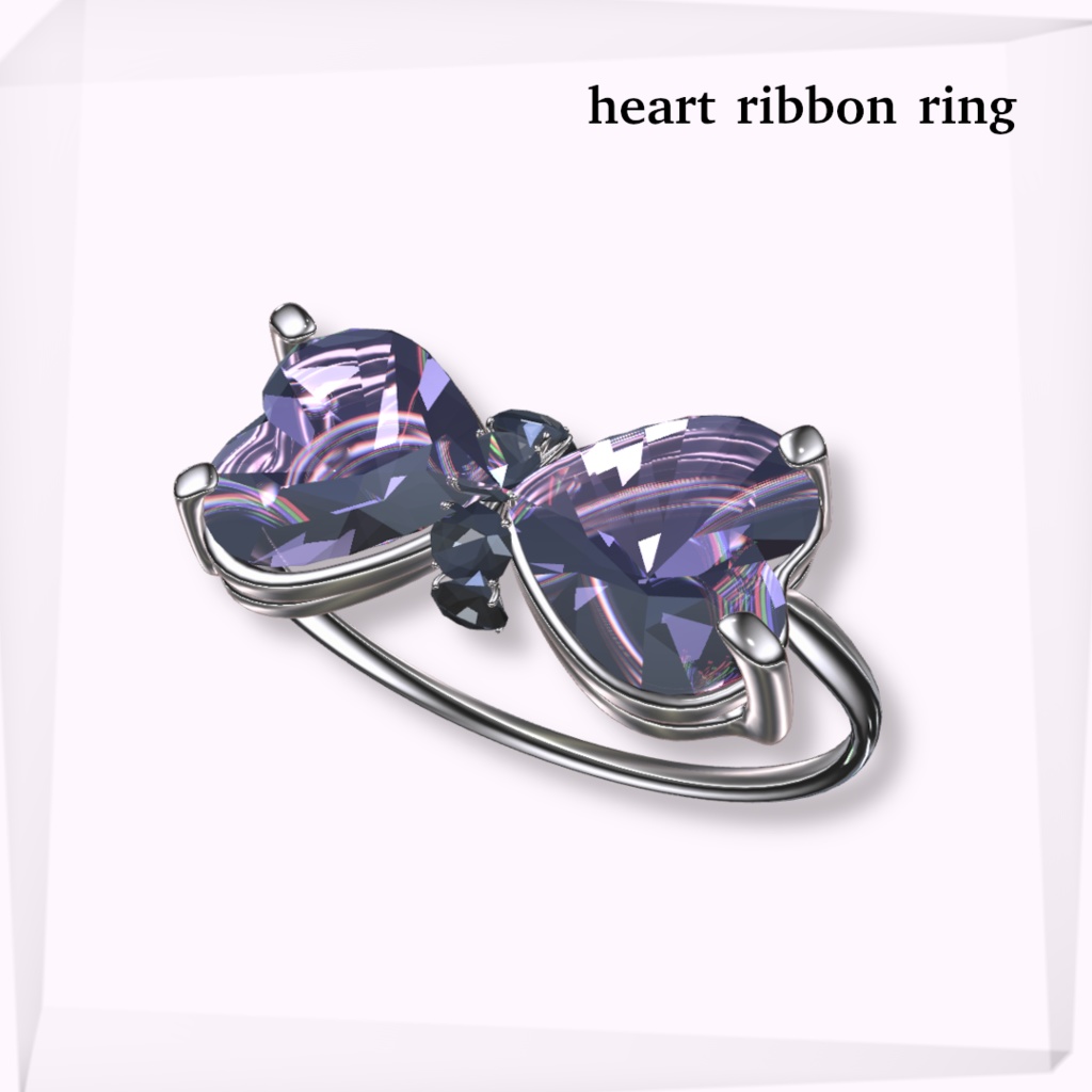 ♥Heart Ribbon RIng♥【VRChat】 image