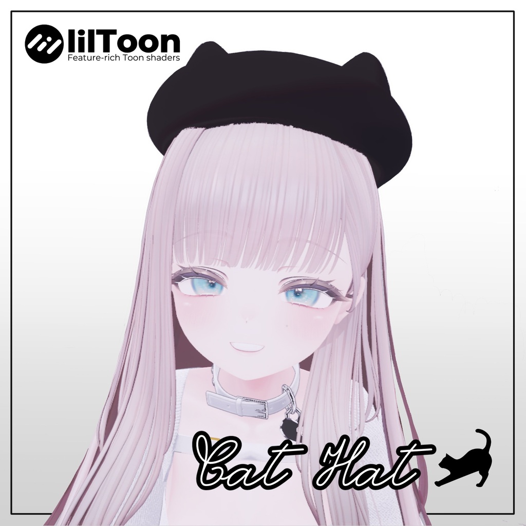 ~触ってつかめる～ねこみみベレー帽 image