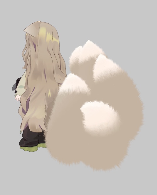 【無料】しっぽふりふりするだけ　九尾版【キプフェル】 image