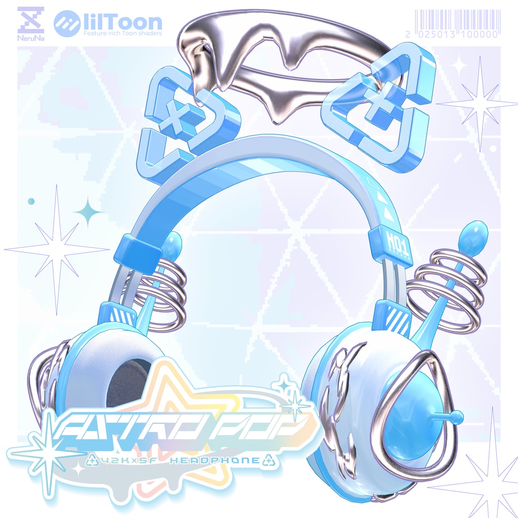 『Astro Pop』ヘッドフォン/Headphones【VRC想定】 image