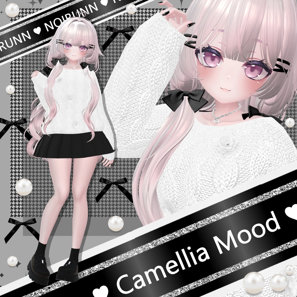 🤍Camellia Mood🖤【5アバター対応】[MA] image