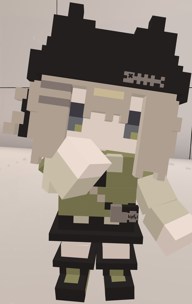 【無料】ボクセルキプフェル【VRChat想定アバター】 image