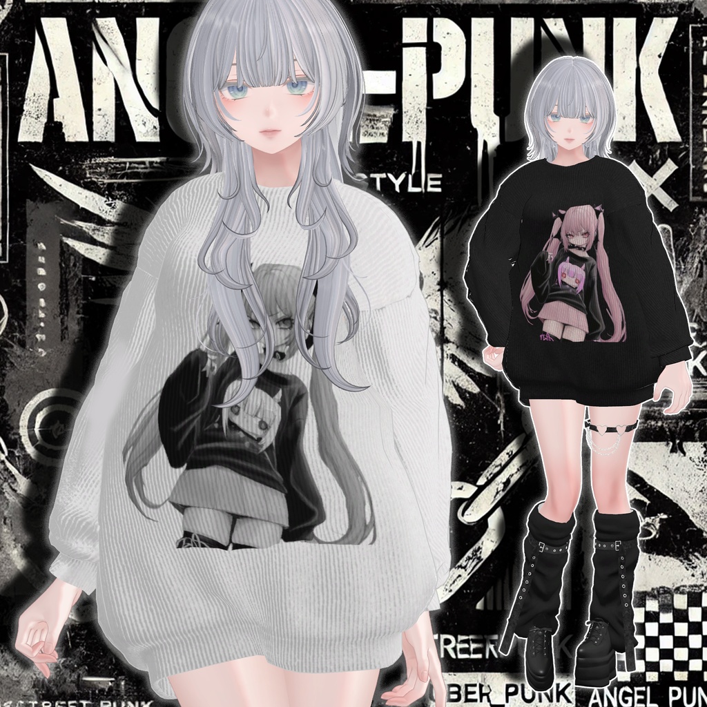 【9アバター対応】Angel Punk image