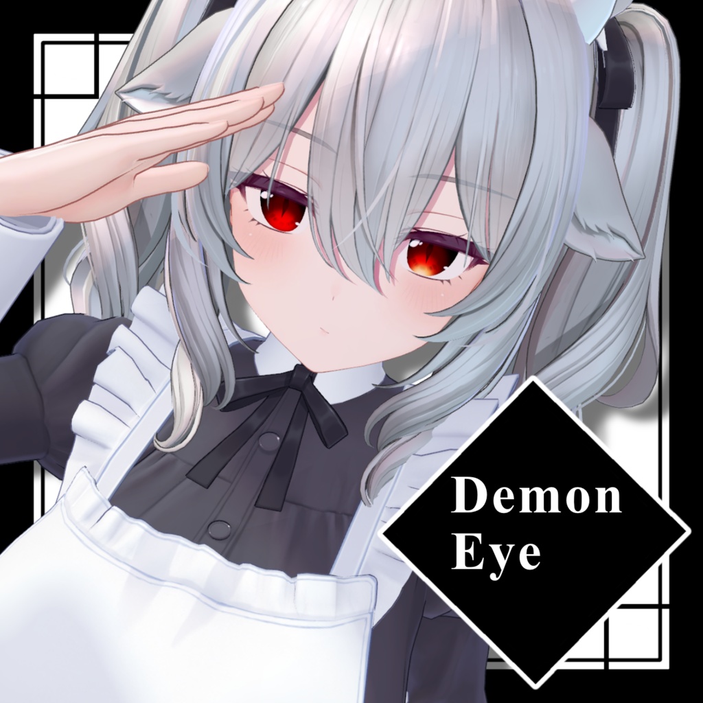 Demon Eyes & Fluffy Makeup image