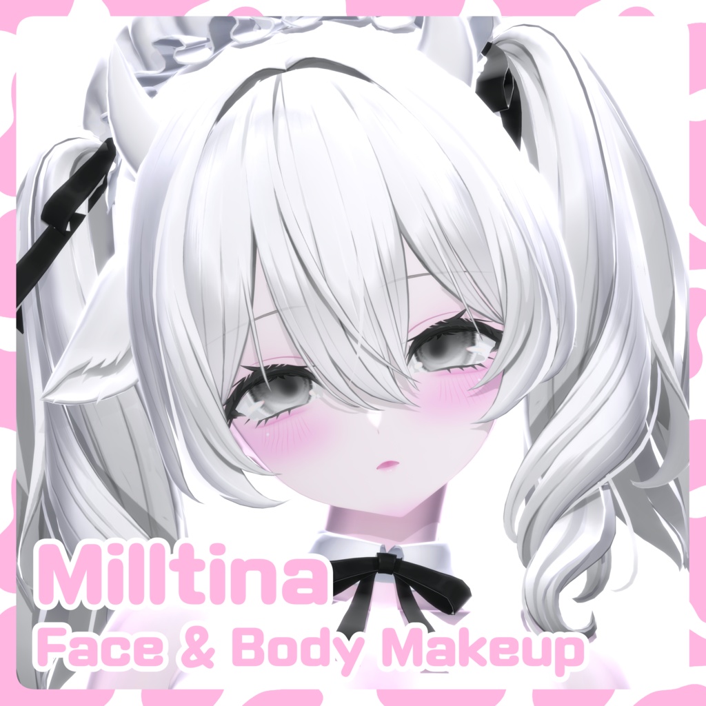 【 ミルティナ, Milltina 】 ｡‧🍓🥛 Face & Body Makeup Texture 🥛🍓｡. image