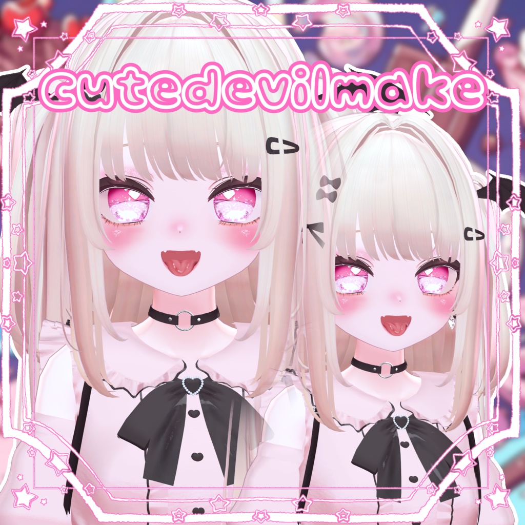 【VRC】キュートデビルメイク💞🦇【りりか専用】【ショコラ専用】 image