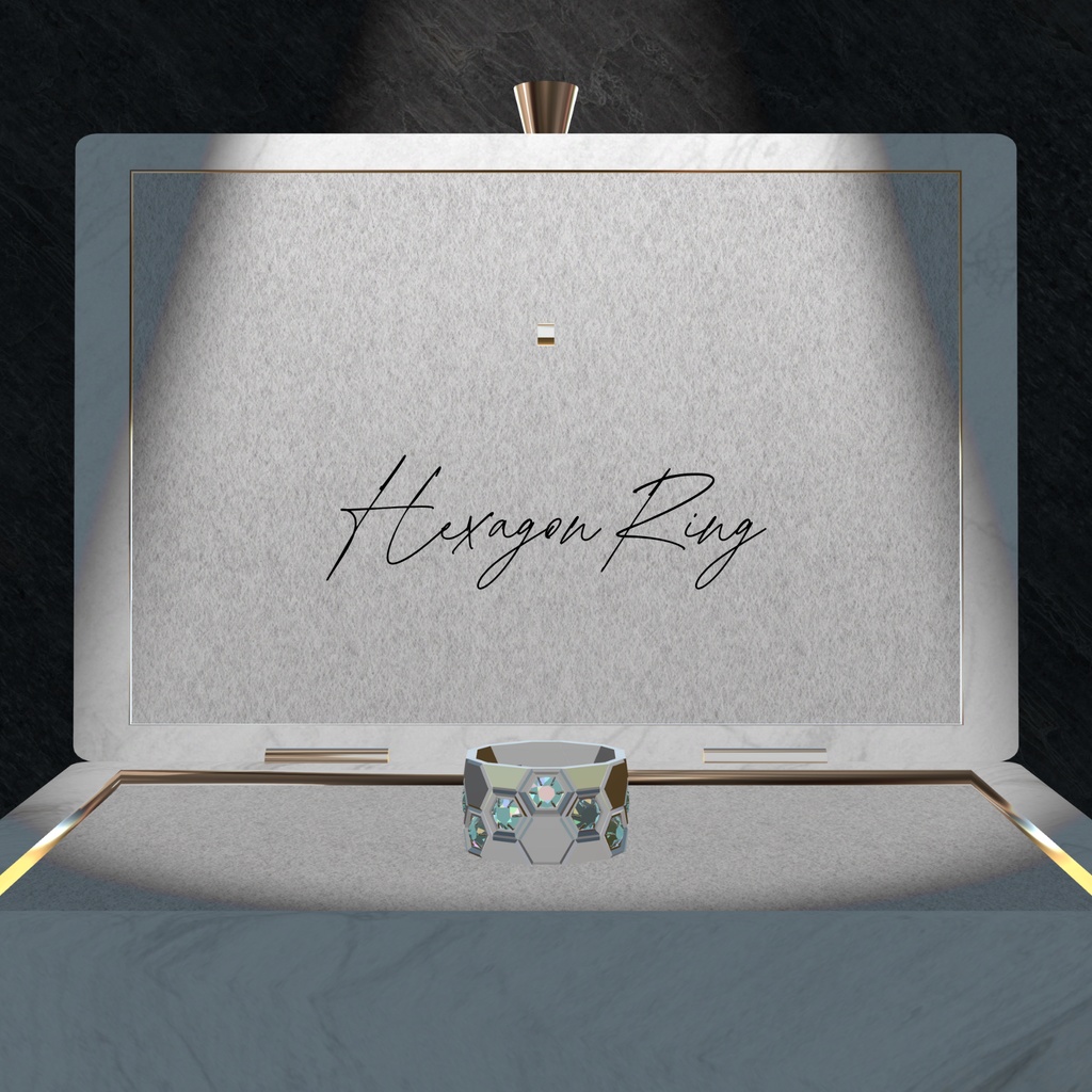 【無料】HexagonRing【VRChat想定】 image