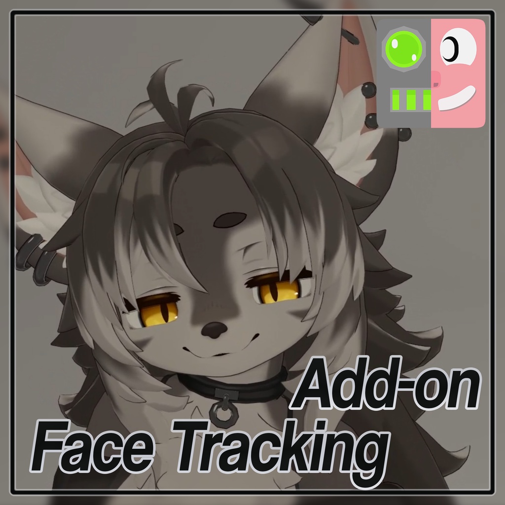 VRChat - 【Zil S -ジル S-】 - Face Tracking Addon image