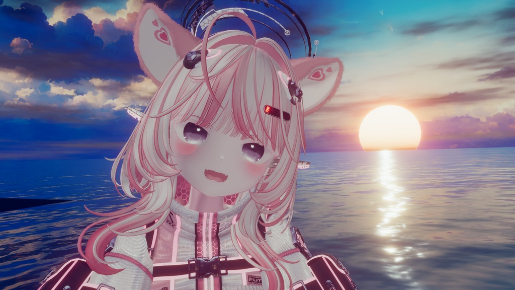 【Serene_Hair】Mask、Main color2Texture image
