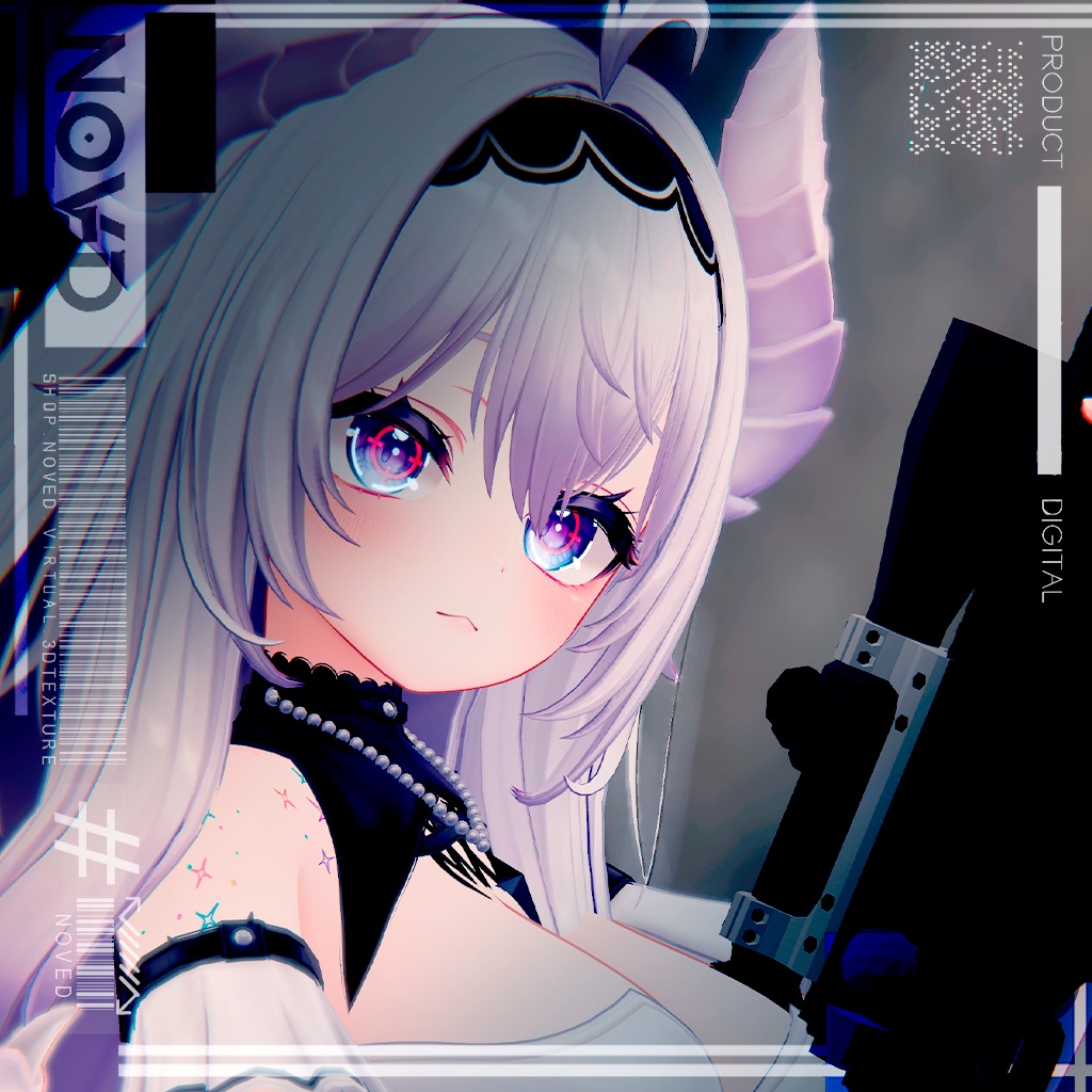 [Neon Sniper] Eye Animation  4 types of shape 4K image