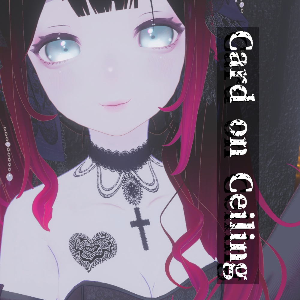 【VRChat】Card on Ceiling/Tattoo image