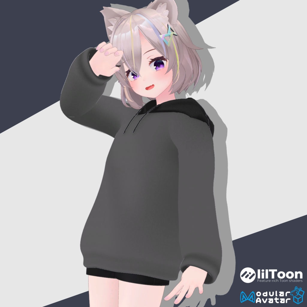 【MA対応】SimpleHoodie【トラスちゃん対応】 image