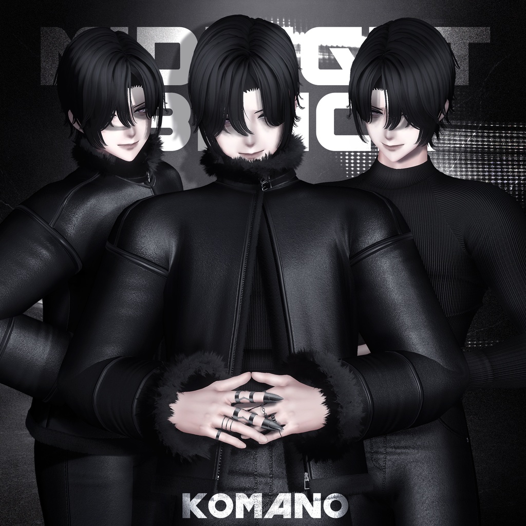 [水瀬 / 狛乃 / 斑霞] Midnight Black Wear [V2] image
