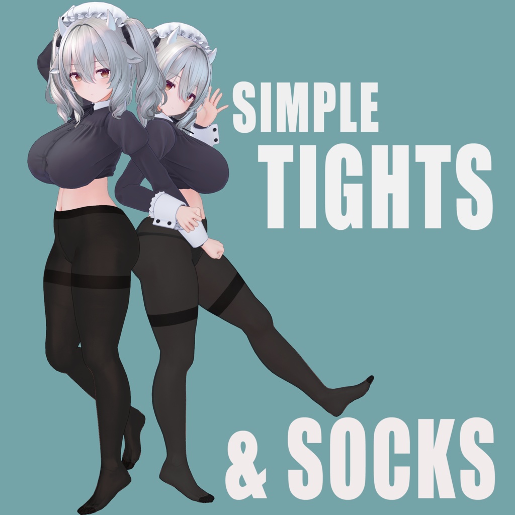 [ミルティナ用]シンプルタイツ image