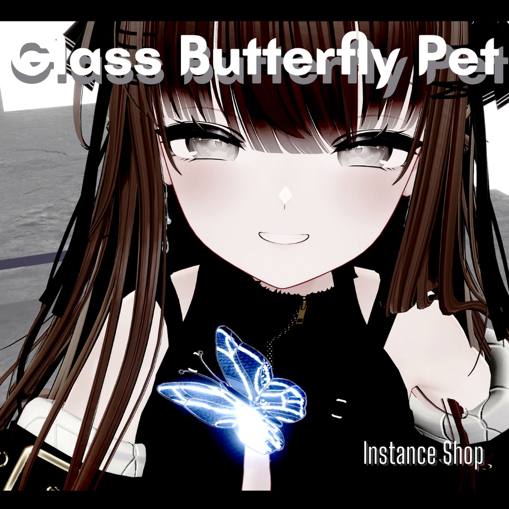 [VRChat/MA] Glass Butterfly Pet image