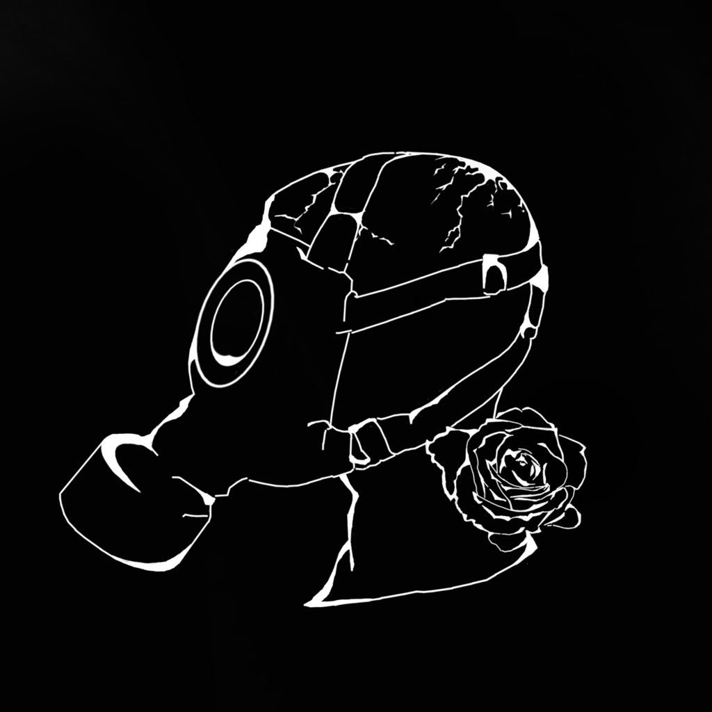 ［Free］ガスマスクと花のタトゥー image