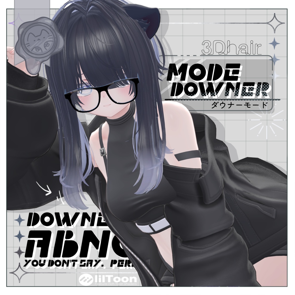 Downer Mode [3D Hair Model] image