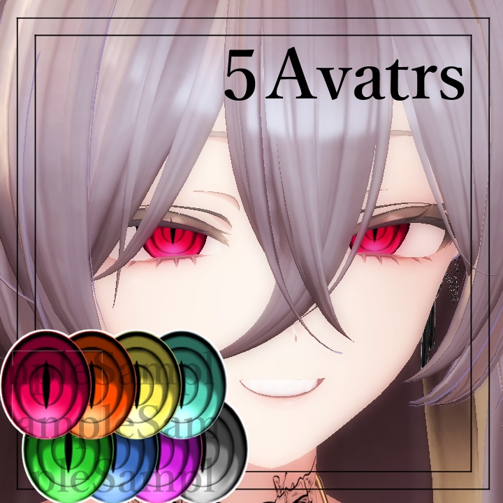 【5 Avatars】Demons' Eye【8 Color】 image