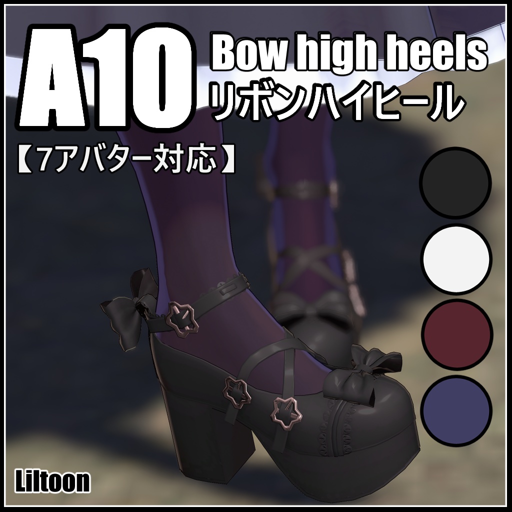A10 Bow High Heels v1.01 image