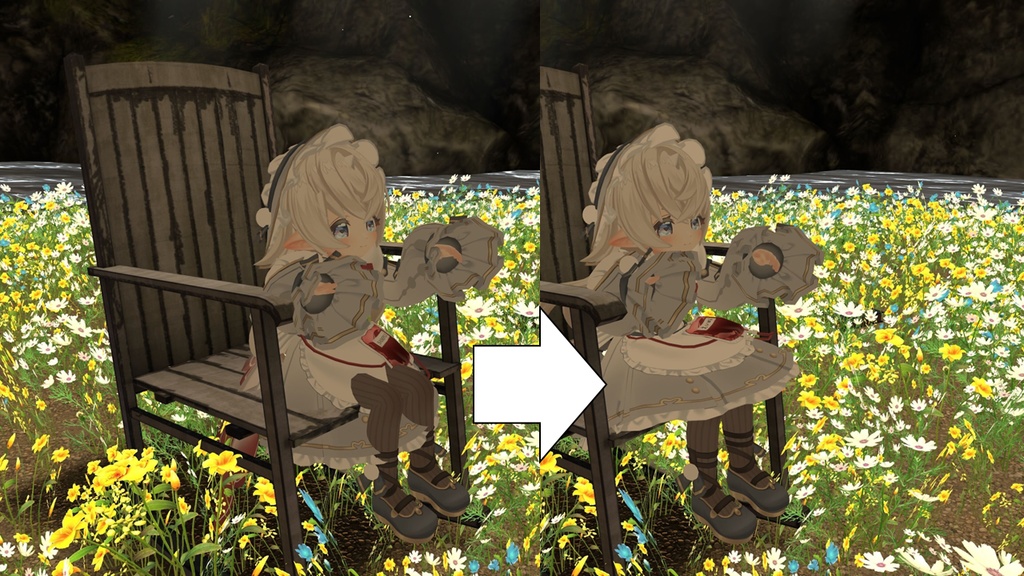【無料】セルモラのPhysBoneをいい感じにQuest対応するやつ image