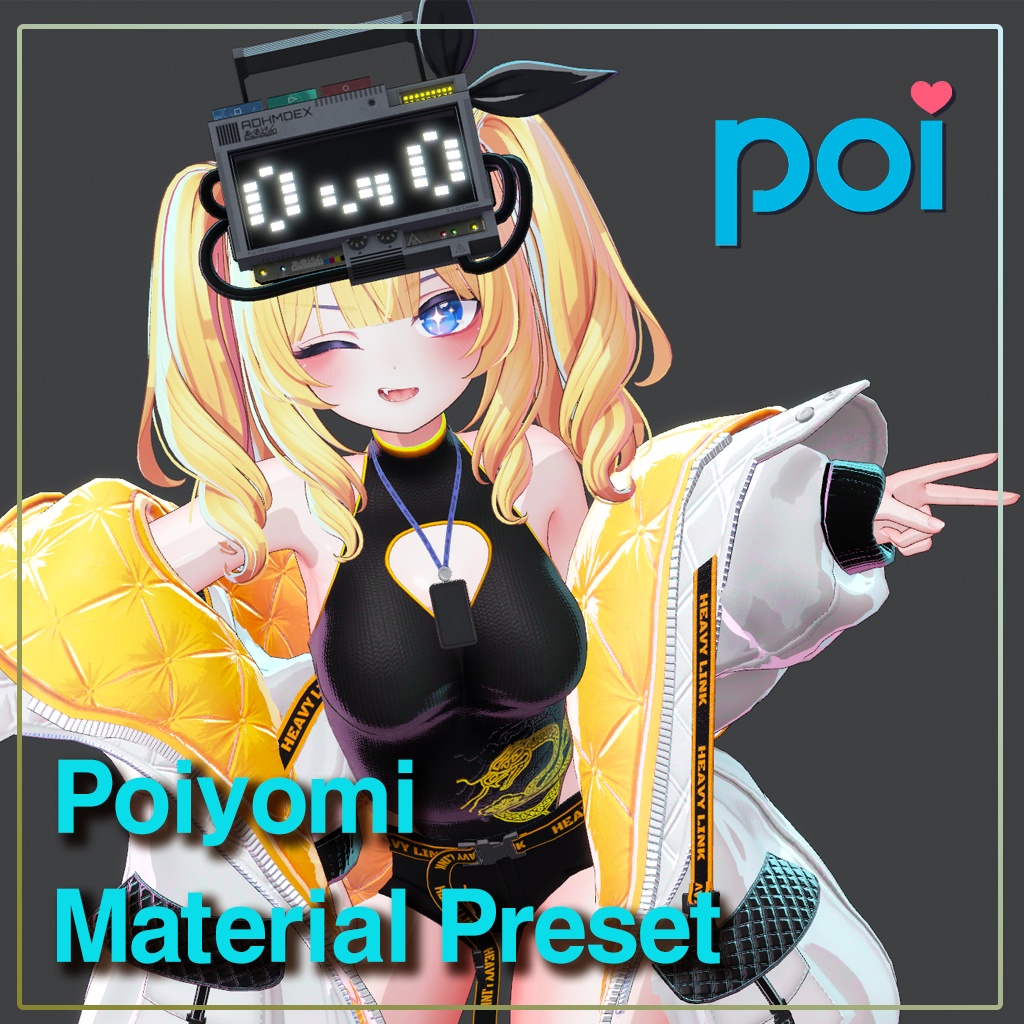 37Cider's Poiyomi Material Preset - Cartoon Cel Shading image
