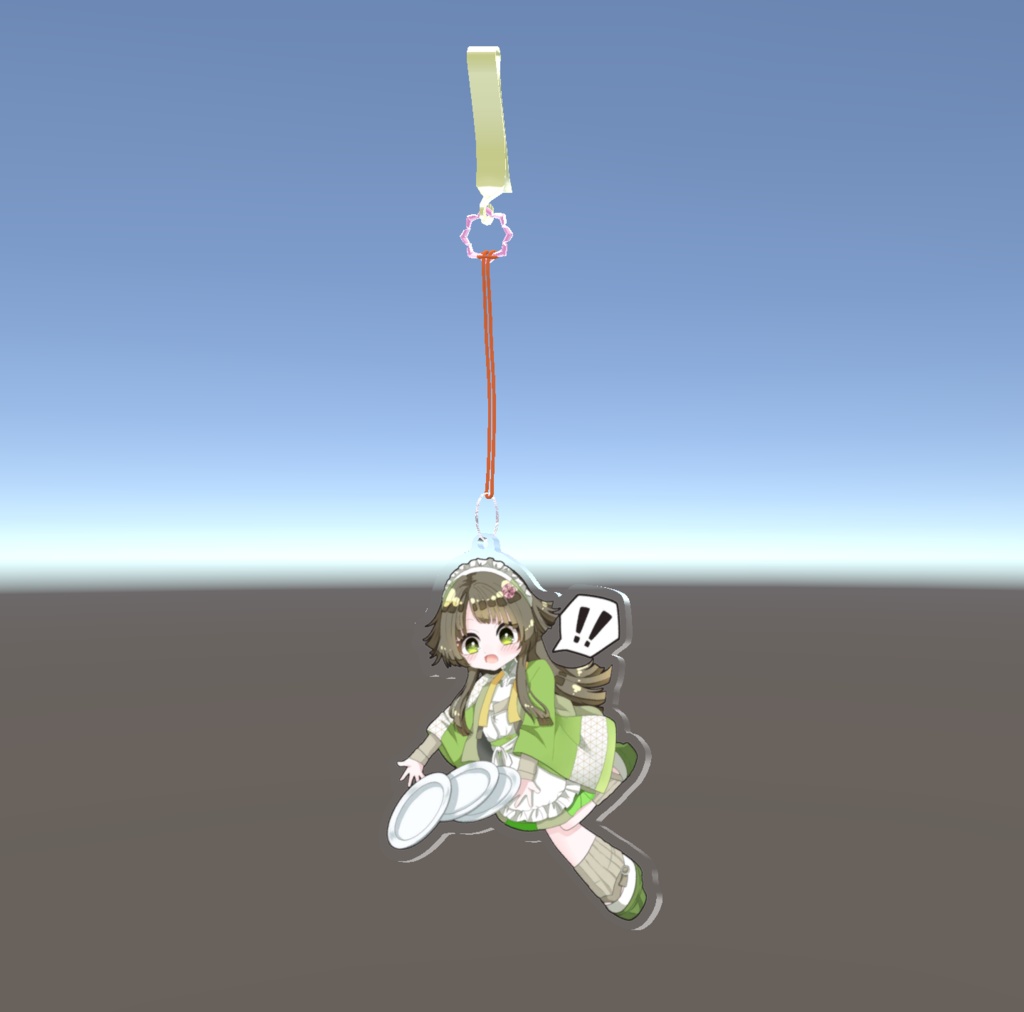 【VRChat】かんぺきメイドメロトロン＿アクリルキーホルダー【無料】 image