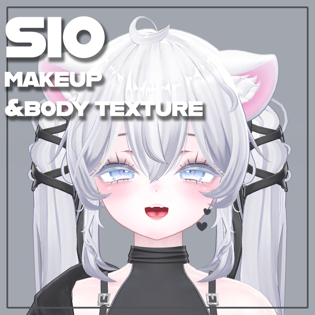 【Sio / しお】❤︎ピンクチョコーメイクテクスチャー❤︎Semi-Chocolate make up&body texture image