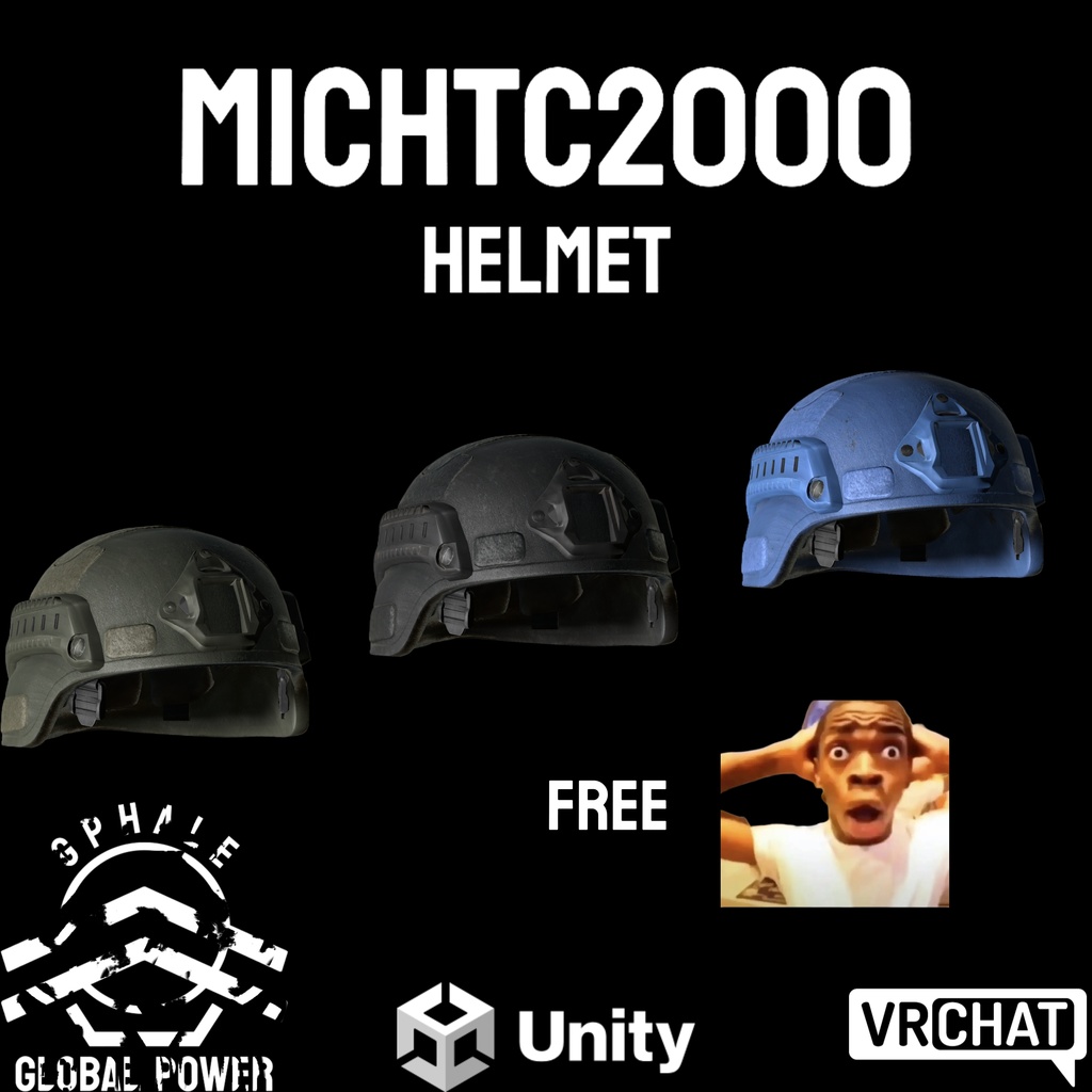 【VRC】MichTC2000 Tactical Helmet(Free) image
