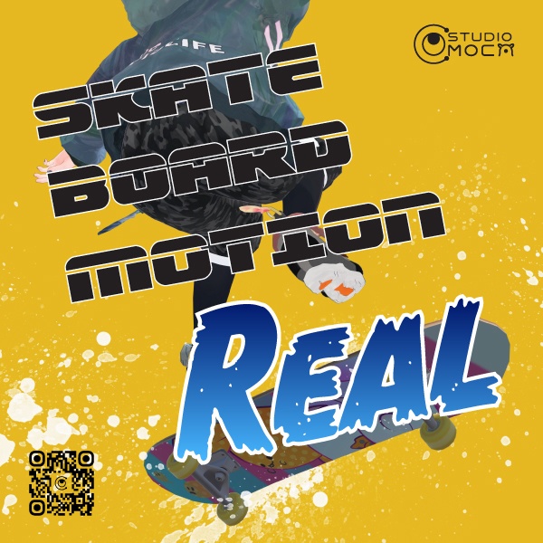 Real Skateboard Animation for VRC image