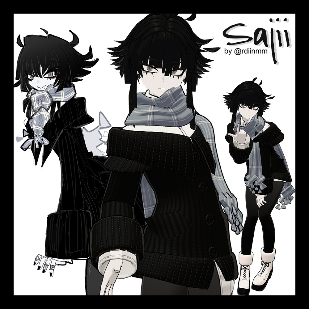 Saji サジ [FREE VRChat Avatar] image