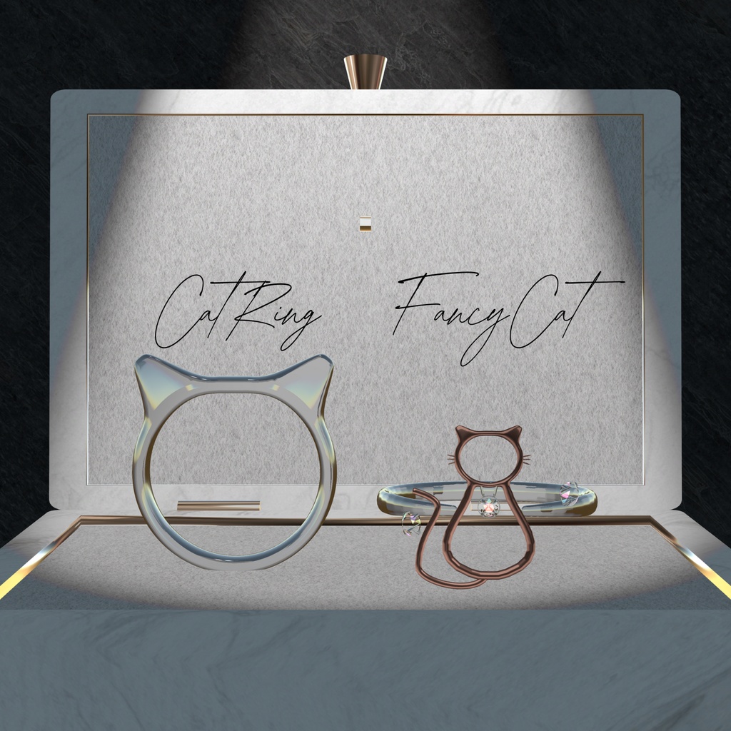 【無料】catring/fancycat【VRChat想定】【全2種】 image