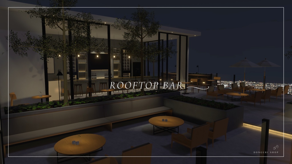 【VRC向けワールド】Rooftop Bar image