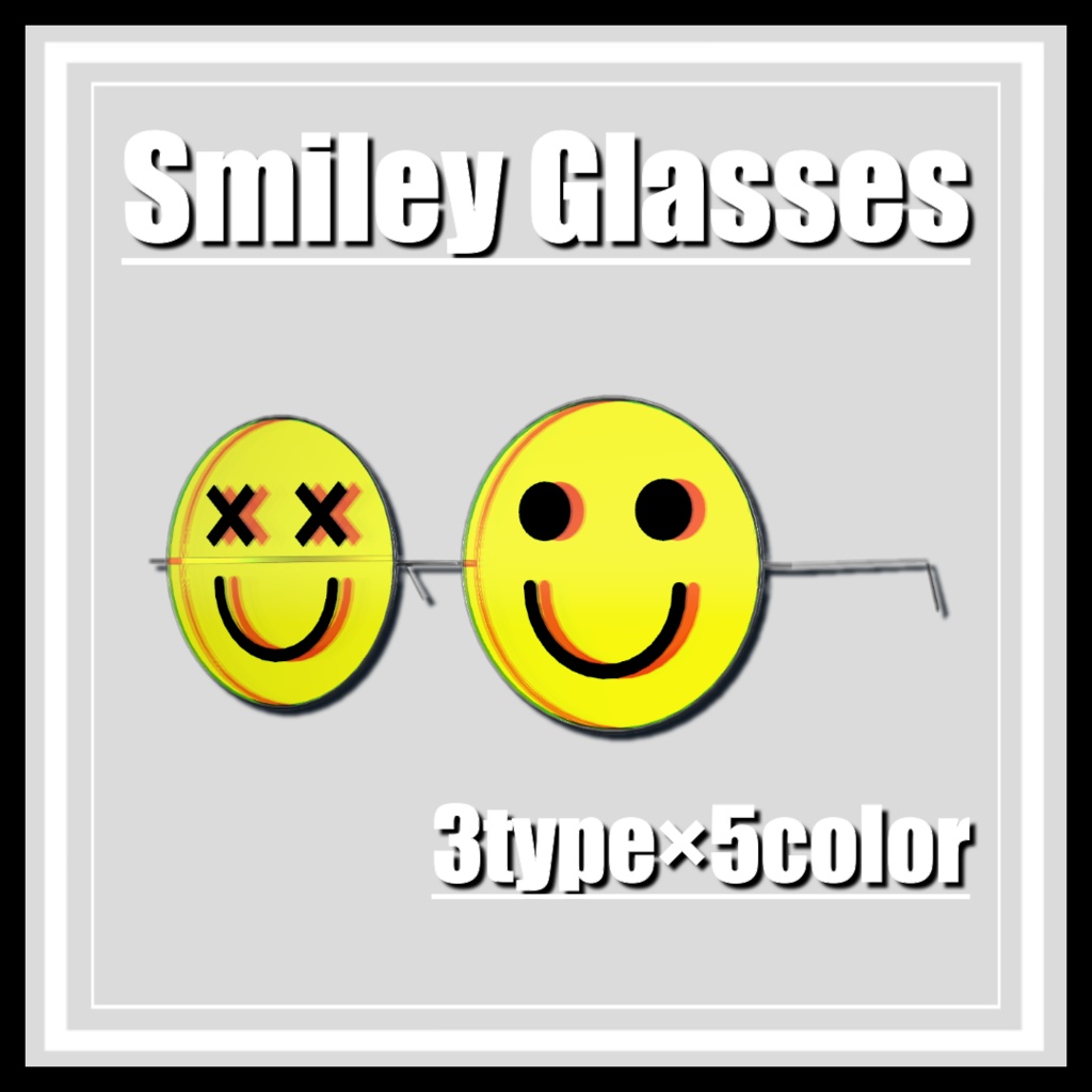 【VRC】Smiley Glasses  image