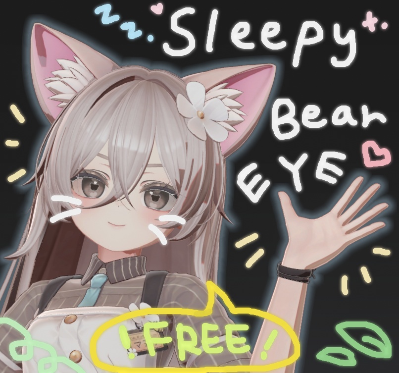 [ FREE ] Sleepy Bear Eye ( manuka & chocolat only) image