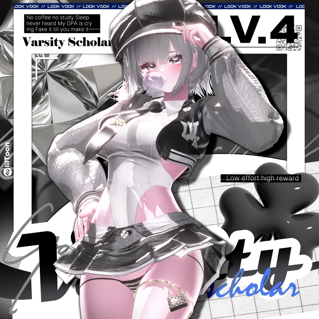 【⚜️❕2026 GW Sale❕⚜️】【16アバター対応】 𝐋𝐕.𝟒 Varsity_Scholar 🎓 image