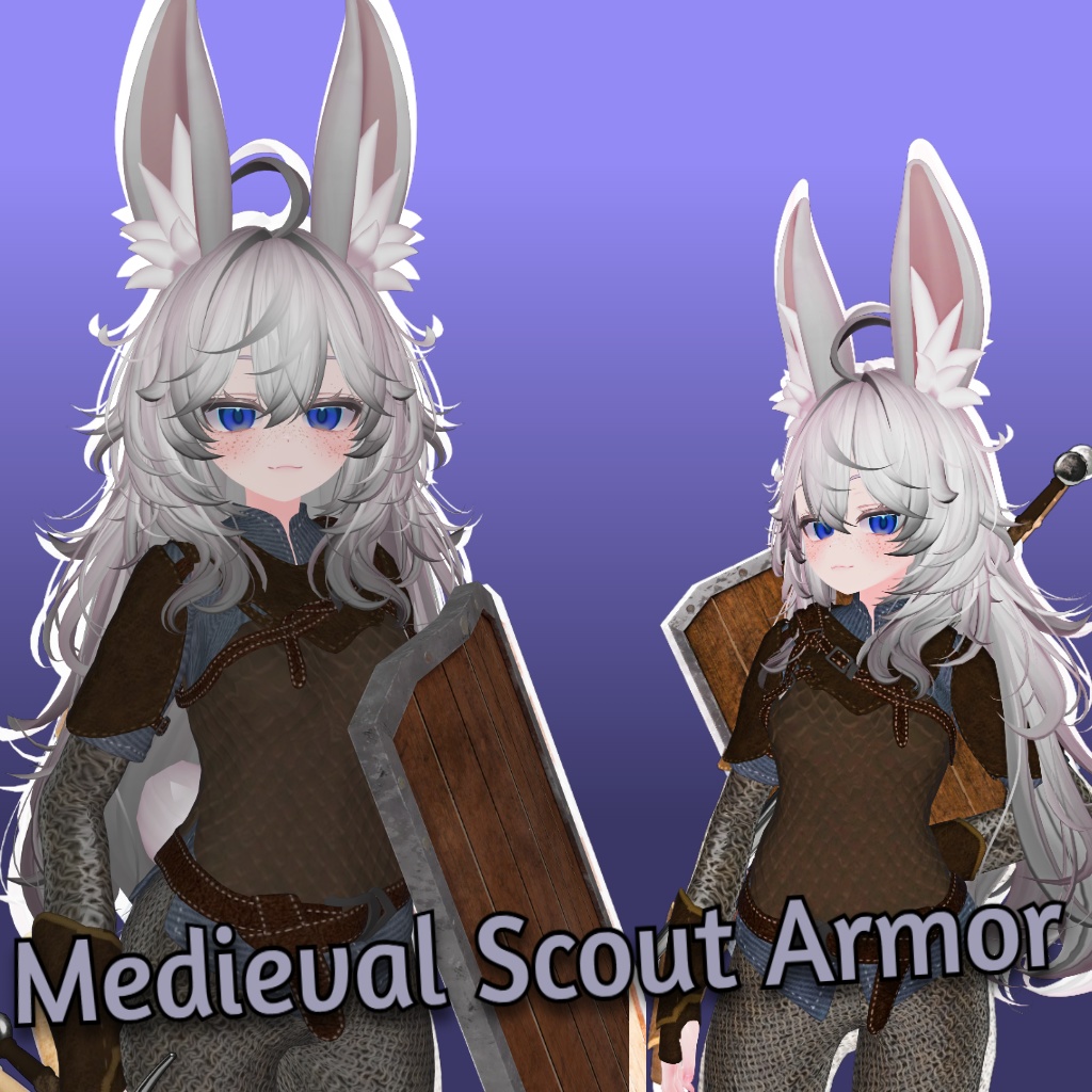 Scout Medieval Armor Set (2 avatar support) image