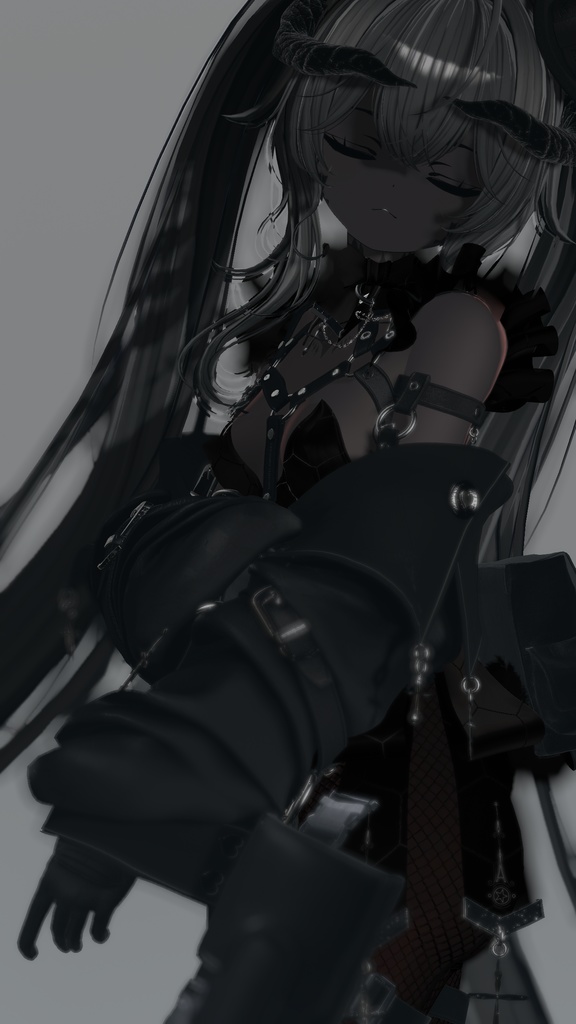 [Manuka] Simple Black Skin Texture  image