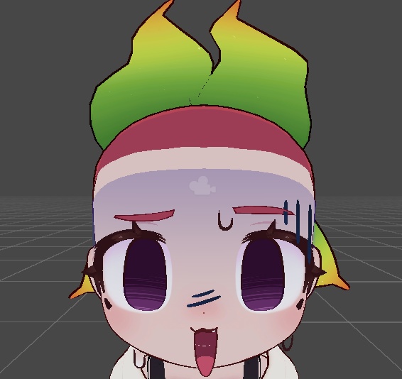 【無料】イサナイさんの"髪だけ吹っ飛ばす"マスクテクスチャ image