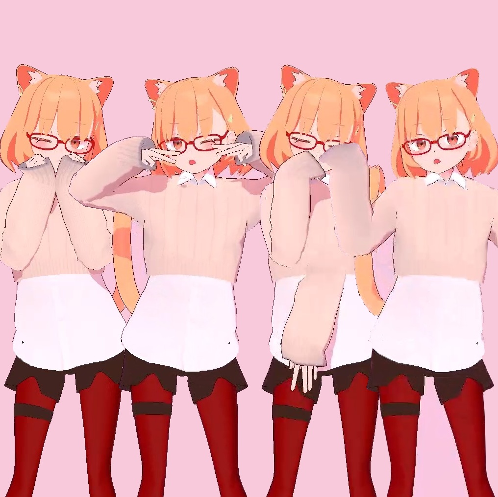 [無料]ざぁこ・雑魚 モーション [Unity humanoid用animation] image
