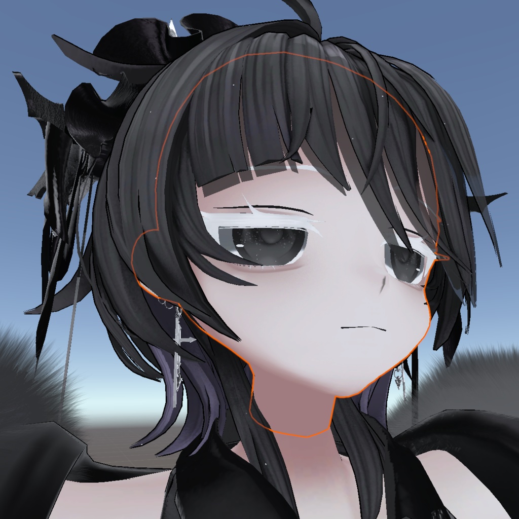 【無料】眉毛＆まつ毛色変更テクスチャ【Rize専用】 image