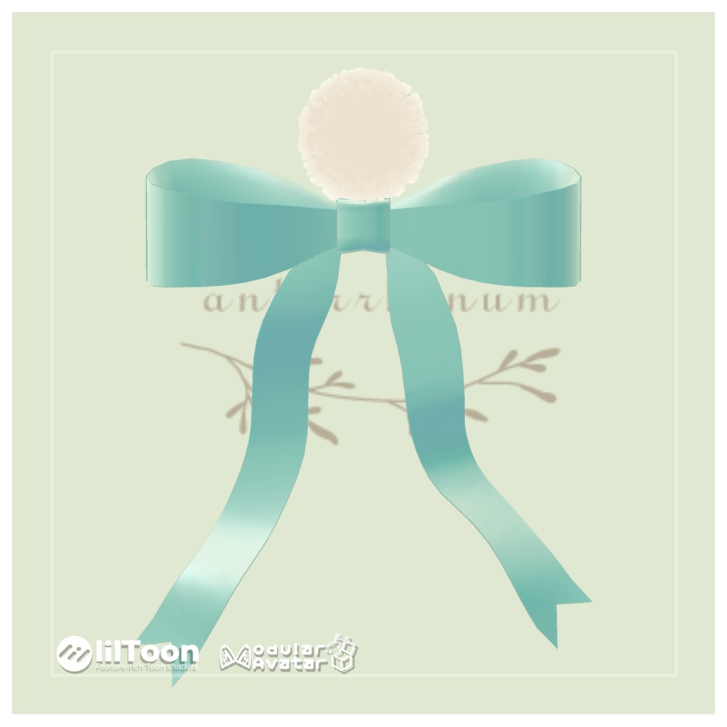 ribbon pierce -Modular Avatar compatible- image