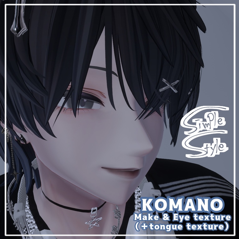 【狛乃komano】make•eye•tongue/texture image