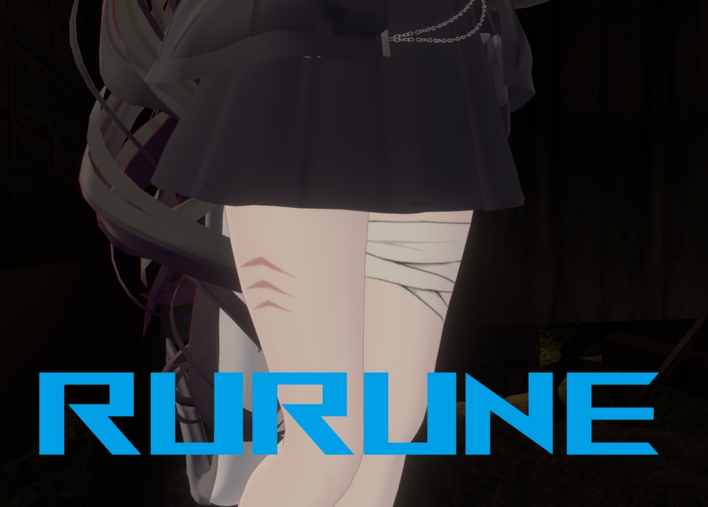 【ルルネ用】rurune  gill and bandage texture image